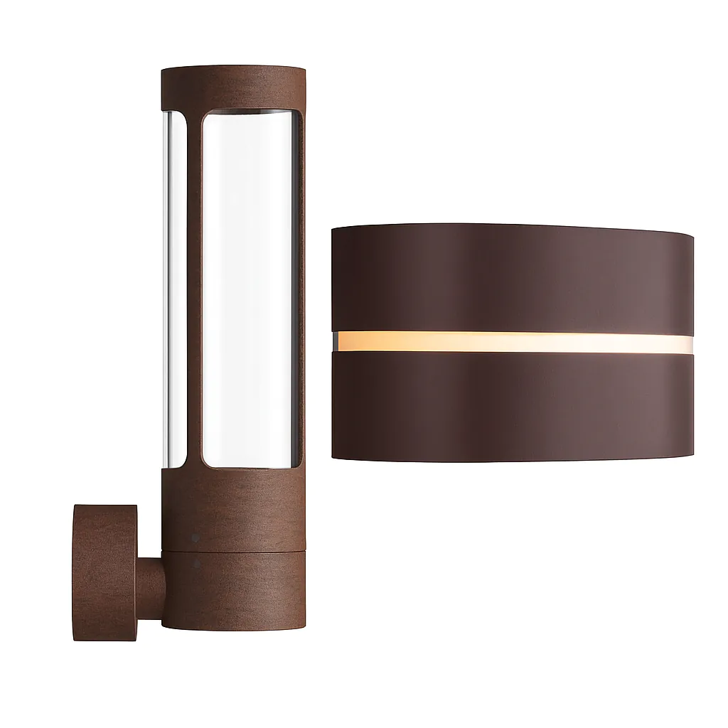 Appliques murales marron
