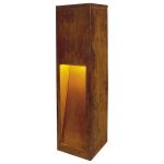 SLV Slot 50 Lampadaires Salon Acier Rouille | Extérieur - IP44 - Convient pour 1x E27 