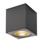 SLV Big Theo Plafonnier Aluminium Anthracite 21W 2000lm - 830 Blanc Chaud