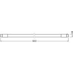 Osram Tube LED T8 SubstiTUBE Connected Advanced (EM/Direct 230V) Ultra Output 24W 3600lm - 840 Blanc Froid | 150cm - Équivalent 58W