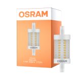 Osram LED R7s 78mm Claire 7.3W 806lm - 827 Blanc Très Chaud | Équivalent 60W