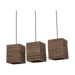 Ledvance Decor Carton Carré Brun | Convient pour 3X E27