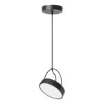 Ledvance Decor Puck Suspension Luminaire Noir 12W 590lm - 930 Blanc Chaud | 230mm - Meilleur Rendu Des Couleurs