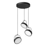 Ledvance Decor Puck Suspension Luminaire Noir 36W 1250lm - 930 Blanc Chaud | 540mm - Meilleur Rendu Des Couleurs