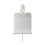 Nordlux Applique Murale Roomi Métal Blanc | IP20 - Convient pour 1x GU10 - avec USB