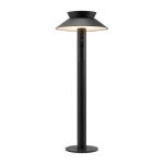 Nordlux Solar Lampadaire extérieur Justina Métal Noir 5W 400lm - 830 Blanc Chaud | Détecteur de Mouvement et de Lumière