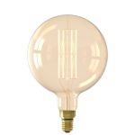 Calex XXL Mega Lumen élevé Dorée Globe LED E27 G125 Filament 10.5W 1100lm- 821 Blanc Très Chaud | Dimmable