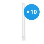 Lot 10x Ledvance Dulux-L LED 18W - 830 Blanc Chaud | 4-Pins - Équivalent 36W