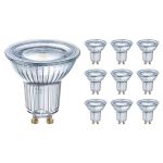 Lot 10x Ledvance Performance Spot LED Réflecteur GU10 PAR16 4.3W 350lm 120D - 827 Blanc Très Chaud | Équivalent 32W