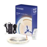 Noxion Rubans LED Naga 5 Mètre Ensemble complet - Smart Wifi - 24V - 120LEDs/m - 9.6W/m - 930-965 Variable Blanc | 8mm - IP20 - Meilleur Rendu Des Couleurs - SMD2835