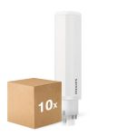 Lot 10x Philips CorePro PL-C LED 6.5W 770lm - 840 Blanc Froid | 4-Pins - Équivalent 18W