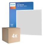 Lot 4x Philips Panneau LED CoreLine RC132V 26W 3600lm - 840 Blanc Froid | 60x60cm - UGR <19
