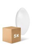 Lot 5x Ledvance Surface Circulaire 250 Blanc 13W 920lm - 830 Blanc Chaud | avec Détecteur de Mouvement - IP44 - Équivalent 2x13W