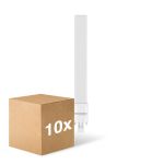 Lot 10x Noxion Lucent PL-S LED  6W - 830 Blanc Chaud | 2-Pins - Équivalent 11W