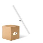 Lot 4x Ledvance Ledinestra BASE LED Tube 6W 640lm - 827 Blanc Très Chaud | 50cm - Équivalent 40W
