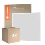 Lot 4x Ledvance Panneau LED Eco 36W 3600lm - 840 Blanc Froid | 60x60cm - UGR <22