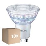 Lot 10x Philips MASTER Value Spot LED GU10 PAR16 5.5W 575lm 36D - 922-927 Dim To Warm | Meilleur Rendu Des Couleurs - Dimmable - Équivalent 80W