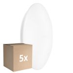 Lot 5x Ledvance Hublot LED Surface CIRCULAR 500 PS Blanc 42W 3500lm - 830 Blanc Chaud | IP44