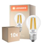 Lot 10x Ledvance Classic LED E27 Poire Filament Claire 11W 1521lm - 827 Blanc Très Chaud | Équivalent 100W