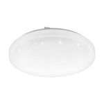 Eglo Mur et Plafonnier Frania-S Acier Blanc 14.6W 1600lm - 830 Blanc Chaud | IP20 