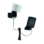 Eglo Applique Murale Casabas Solar Noir 5W 470lm - 865 Lumière Du Jour | IP44