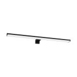 Eglo Applique Murale Pandella 2 Aluminium Noir Éclairage de salle de bains 11W 1400lm - 840 Blanc Froid | IP44 