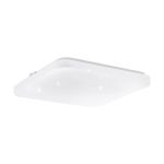 Eglo Mur et Plafonnier Frania-S Acier Blanc 14.6W 1600lm - 840 Blanc Froid | IP44 
