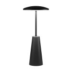 Eglo Lampe De Chevet Piccola Acier Noir 2W 270lm - 824-830-840 CCT | IP54 - Touch Dimmable - USB-C