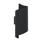 Eglo Applique Murale Montarello Acier Noir Up & Down 4W 510lm - 827-840-860 CCT | IP54