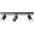 Brilliant Jello Plafonnier Métal Mat Noir 13.5W 1035lm - 830 Blanc Chaud | Incl. 3x GU10