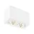 SLV Triledo Double Plafonnier Aluminium Blanc 14W 1300lm 38D - 830 Blanc Chaud