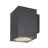 SLV Enola L Applique Murale Aluminium Gris Carré 36W 3700lm - 930-940 CCT | Extérieur - IP65 - Meilleur Rendu Des Couleurs