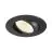 SLV New Tria Universel 68 Spot Aluminium Noir Rond 8.6W 600lm 60D - 925-930-940 CCT | Diamètre 68mm -  Meilleur Rendu Des Couleurs - Dimmable 