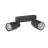 SLV Puri 2.0 Aluminium Spot Noir | Convient pour 2x GU10
