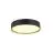 SLV Decona 30 Plafonnier Aluminium Noir Rond 17W 1760lm - 930-940 CCT | IP44 - Meilleur Rendu Des Couleurs - Dimmable 