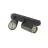 SLV Grip! Aluminium Spot Noir | Convient pour 2x GU10