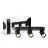 D'Lite Plafond Spot Clio Noir Inclinable| Convient pour 3x GU10
