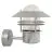 Nordlux Blokhus Applique Murale Acier et Verre Gris | IP54 - Détecteur de Mouvement et de Lumière - Convient pour E27