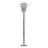 Nordlux Blokhus Lampadaire extérieur Acier et Verre Gris | IP54 - Convient pour E27