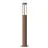 Nordlux Helix Lampadaire extérieur Acier Corten Brun | 150mm - IP44 - Convient pour GU10