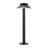 Nordlux Solar Lampadaire extérieur Justina Métal Noir 5W 400lm - 830 Blanc Chaud | Détecteur de Mouvement et de Lumière