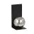 Emibig Applique Murale Form Acier Noir | Convient pour 1x E14 - Max 10W