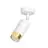 Emibig Plafonnier Hiro Acier Blanc | Convient pour 1x GU10 - Max 10W