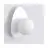 Emibig Applique Murale Ovo Acier Blanc | Convient pour 1x G9 - Max 8W