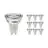 Lot 10x Noxion Lucent Spot LED GU10 PAR16 4.8W 450lm 36D - 840 Blanc Froid | Équivalent 65W