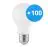Lot 100x Bright Choice LED Ampoule E27 Poire Dépolie 4.9W 470lm - 830 Blanc Chaud | Équivalent 40W