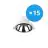 Lot 15x Noxion Downlight LED Apollo 9W 1100lm 60D - 840 Blanc Froid | 145mm - Diamètre 120mm - Alu Réflecteur - UGR 