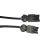 Noxion GST - Compatible Câble d’extension Noir - Mâle + Femelle - 5m - 3 pole 1,5mm2