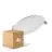 Lot 4x Ledvance Downlight LED Slim Rond DN155 12W 1020lm 120D - 840 Blanc Froid | 169mm 
