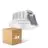 Lot 4x Ledvance Spot LED Air Fix Aluminium Blanc 6W 480lm 36D - 927 Blanc Très Chaud | Diamètre 68mm - IP65 - Meilleur rendu des couleurs - Dimmable